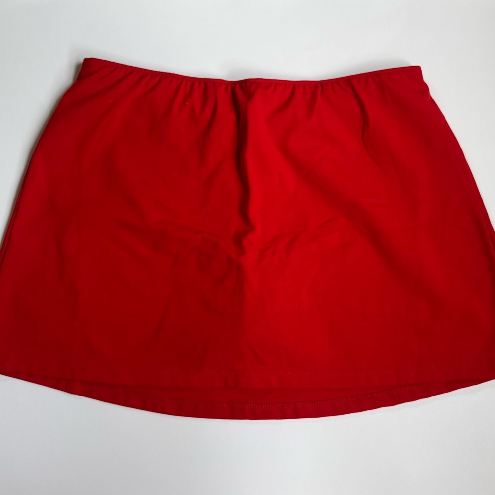Red Women's Mini Skort